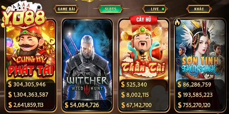 Game nổ hũ đổi thưởng tại YO88